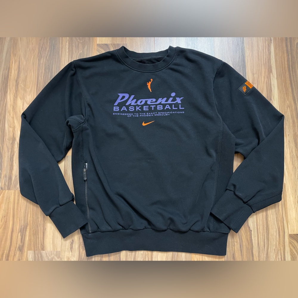 Nike Phoenix Mercury Basketball Crewneck Sweatshirt with Purple & Orange Accent